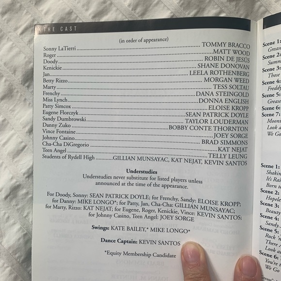 Grease Playbill Papermill Playhouse - Picture 2 of 2